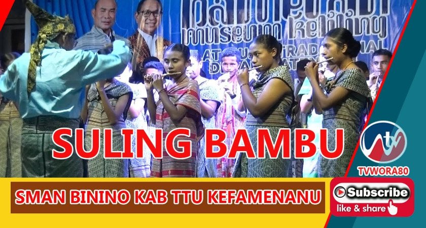 Proses Pembuatan Alat Musik Suling Bambu SMA Negeri Binino